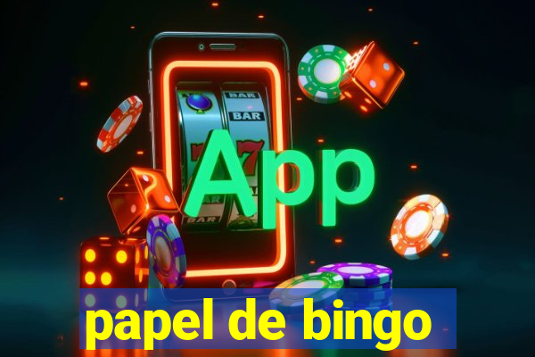 papel de bingo